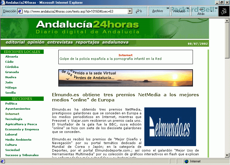 Andaluca 24 Horas (A) (7 de Julio de 2002) / Pulse Aqu para Visitar su Web